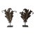 Antique French Iron Fragments - a Pair For Sale