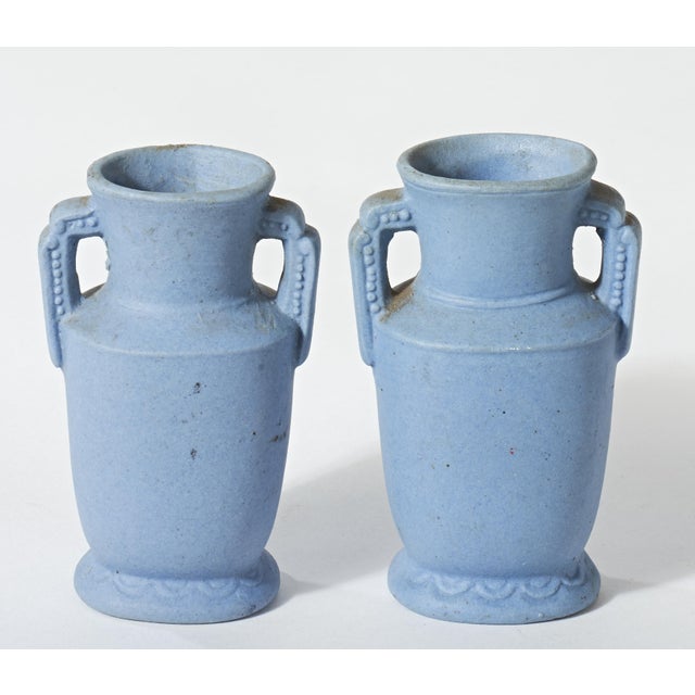 Mediterranean Miniature Antique Wedgwood Replica Greek Vases From Occupied Japan For Sale - Image 3 of 6