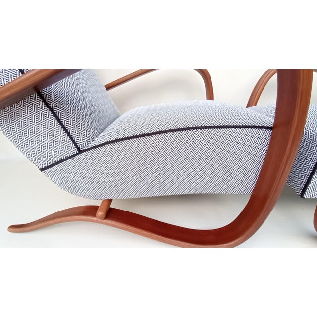 H-269 Lounge Chairs by Jindrich Halabala for Up Zavody, 1930s, Set of 2 For Sale - Image 6 of 14