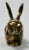 Mid-Century Modern Vintage Brass Crouching Rabbit Paper Weight For Sale - Image 3 of 6