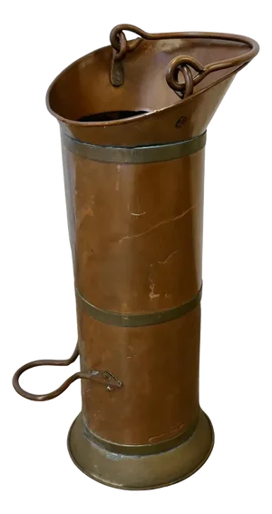 Antique Dutch Copper Oil Can
