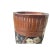 Chestnut Japanese Shibayama-Style Inlaid Wooden Vase, Figural Scene, Meiji / Taishō Style For Sale - Image 8 of 10
