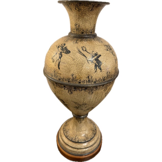 Theodore Alexander Pair of Theodore Alexander Vases For Sale - Image 4 of 12