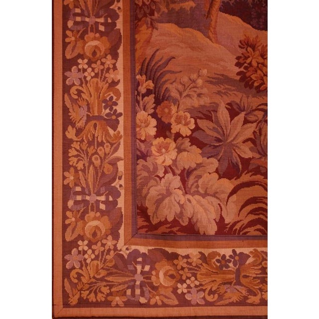 Tapestry with Landscape and Architecture For Sale - Image 6 of 10