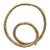 Matthew Izzo Home Orin Textured Brass Sculpture on Marble Base For Sale