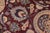 Shabby Chic 1990's Agra Tabriz Pak-Persian Burgundy/Blue Wool Rug - 9'3'' X 13'2'' For Sale In New York - Image 6 of 9