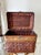 Late 20th-Century Handwoven Tabletop Rattan & Bamboo Wood Storage Box For Sale In Austin - Image 6 of 13