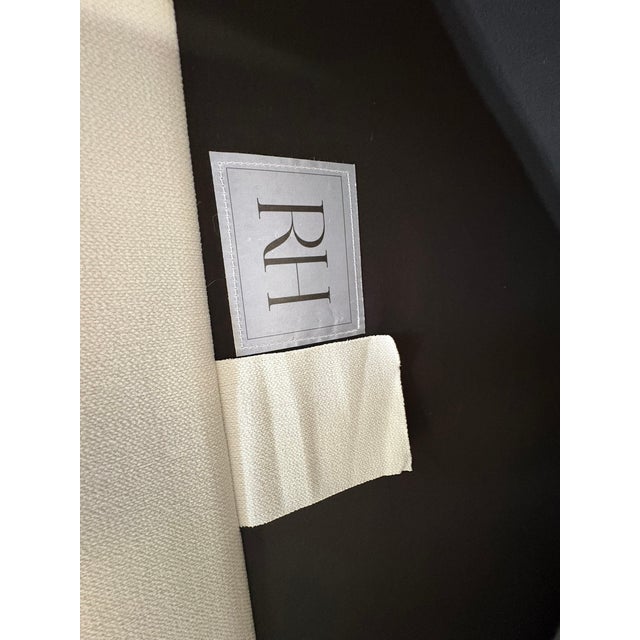Rh Belgian Track Arm 2-Cushion Sofa – 8' Luxe Depth Natural Performance Linen Weave | Down-Feather Fill For Sale - Image 12 of 18