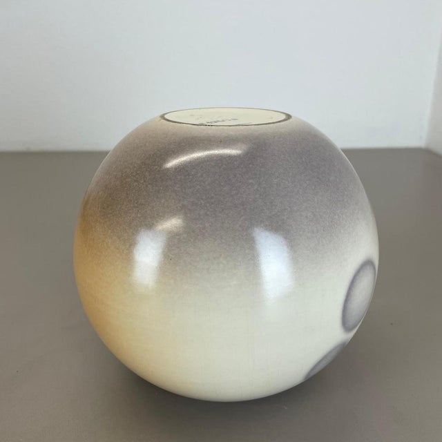 Bauhaus Ceramic Pottery Vase from Karlsruher Majolika, Germany, 1950s For Sale - Image 14 of 18
