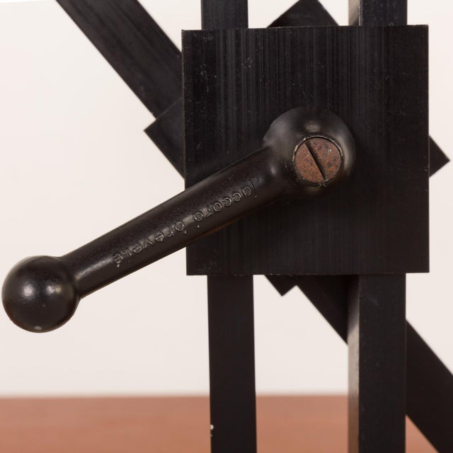 Metal French Desk Lamp in the style of Jean Prouvé, 1970s For Sale - Image 7 of 17