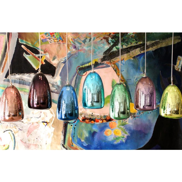 Summit from the Charmed Collection designed by Joe Ginsberg for Tempo Luxury Home | Size 8” Dia x 14” H | Two Hand-blowing...