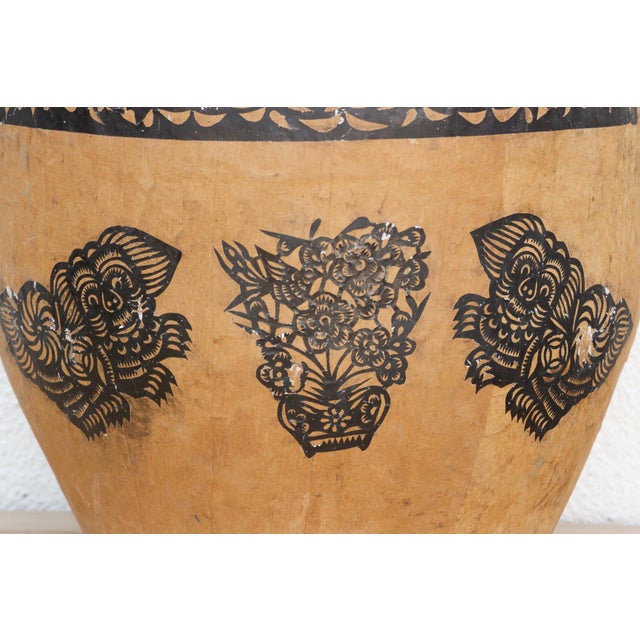 Mythical Guardian Paper Maché Basket For Sale - Image 9 of 12