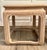 Wood Pair of Vintage Ming-Style Solid Wood Side Tables in Bleached Whitewash Finish For Sale - Image 7 of 12