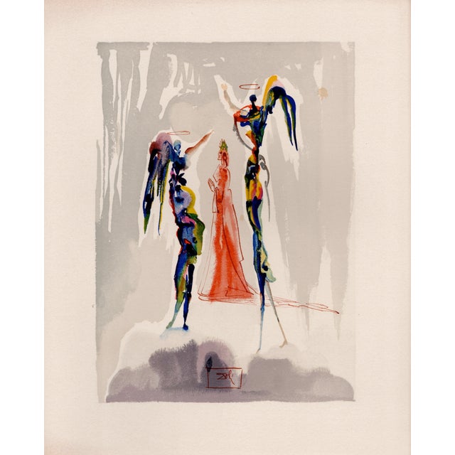 Salvador Dali, The Angels of the Empyrean, Woodcut For Sale - Image 7 of 9