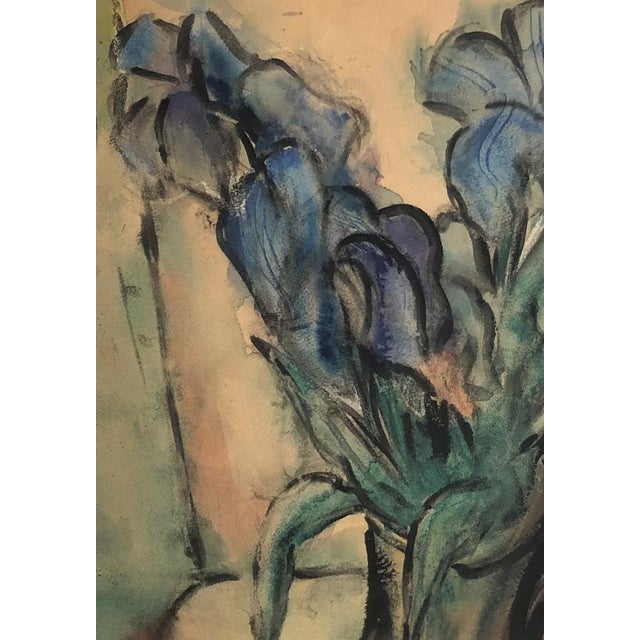 Reiner, Bouquet en vase, Oil on Cardboard, Framed For Sale - Image 5 of 9