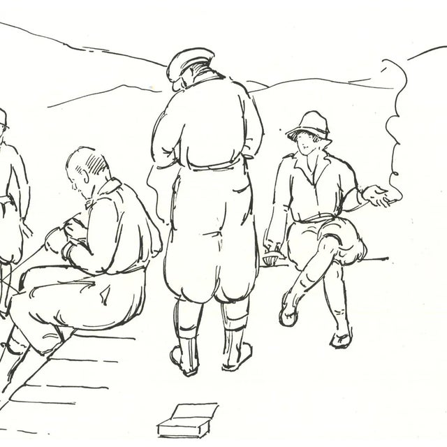 Late 20th Century Y.b.r Swansons Lithograph For Sale - Image 4 of 4