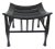 Early C.1920's Liberty & Co. Attr. Anglo-English Egyptian-Revival Thebes Stool Original Ebony Finish For Sale
