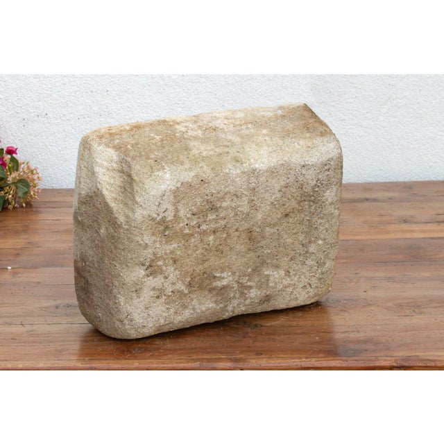 Early 20th Century Bastide Basin, French Hand-Carved Stone Planter For Sale - Image 5 of 6