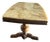 Vintage Italian Provincial Yellow Onyx Top Coffee Table With Carved Wood Base For Sale