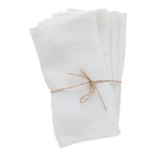 Mont Blanc Linen Napkins - Set of 4 For Sale