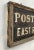 Circa 1930s Post Office Sign From East Ryegate, Vermont For Sale - Image 4 of 7