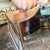 1950s Gio Ponti Style Mid-Century Modern Brass Italian Shield Wall Mirror For Sale - Image 9 of 13