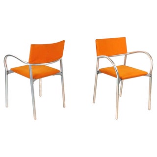 Set of Italian Modern Breeze Chairs by Carlo Bartoli for Segis, 1980s For Sale