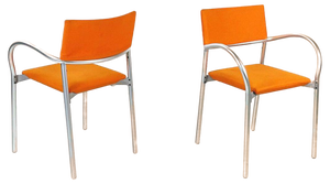 Set of Italian Modern Breeze Chairs by Carlo Bartoli for Segis, 1980s