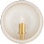 Leeds Small Round Sconce in Ivory Designer: Christopher Spitzmiller Height: 8.25" Extension: 3.75" Backplate: 4.5" Round...