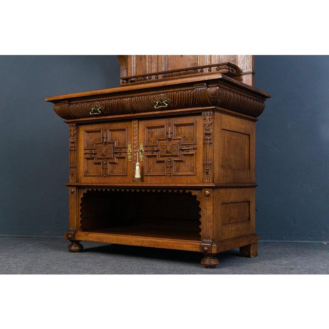 Wilhelminian Pine and Oak Buffet For Sale - Image 14 of 18