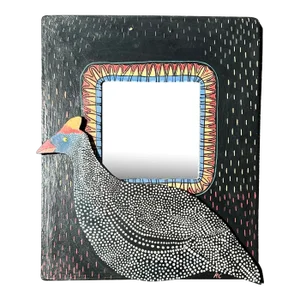 Folk Art Guinea Hen Mirror