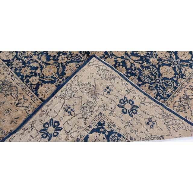 Authentic 19th Century Indian Agra Rug For Sale - Image 4 of 8