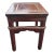 Late 19th Century Chinese Stained Elmwood Low Stand or Side Table For Sale
