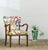 Danish Oak Armchair with Printed Upoholstery by Josef Frank, 1940s For Sale - Image 6 of 6