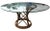 1960s 1960s Coastal Rattan Bamboo Dining Table & 4 Chairs Glass Top For Sale - Image 5 of 9