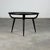Round Semi-Matte Black Lacquered Coffee Table by Nicolay Diulgheroff, Italy, 1950s For Sale - Image 6 of 12