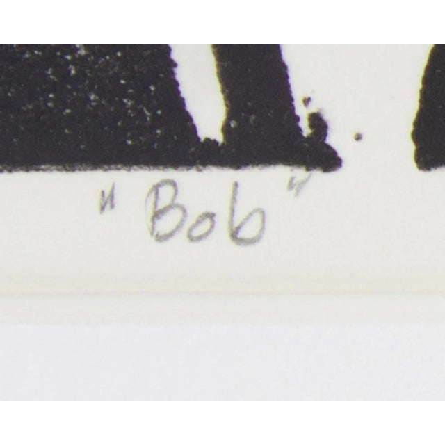 2000 - 2009 2003 "Bob" Woodcut Print by Douglas Bourgeois For Sale - Image 5 of 8