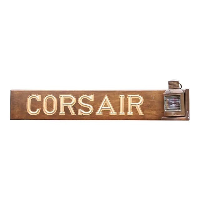 Corsair Nameboard For Sale