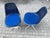 Blue Vintage Chairs by Charles & Ray Eames for Herman Miller, 1960s, Set of 2 For Sale - Image 8 of 16