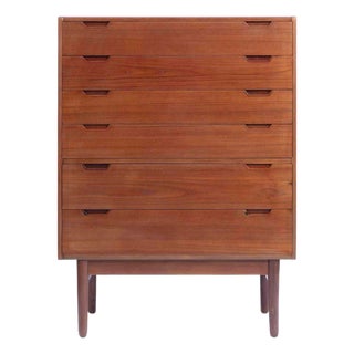 Mid-Century Teak Chest of Drawers by Svend Langkild, 1960s For Sale