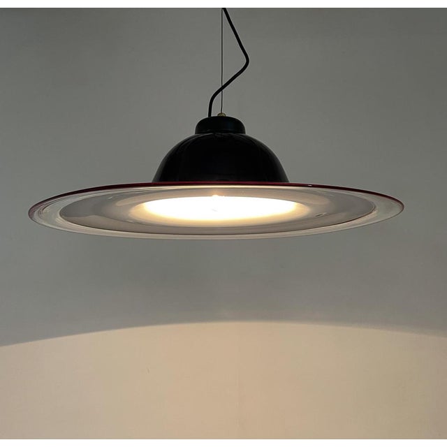 Italian Murano Glass Pendant, 1970s For Sale - Image 7 of 11