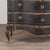 18th Century Black Danish Oak Chest of Four Drawers For Sale - Image 10 of 15