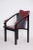 Mid-Century Armchair in Lacquered Wood & Leather, 1970s For Sale - Image 10 of 10