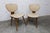 Pair of Baumann chairs, model no. 831 G1, known as the "Max Bill design" from 1960. This model has a 42x40cm seat with an...