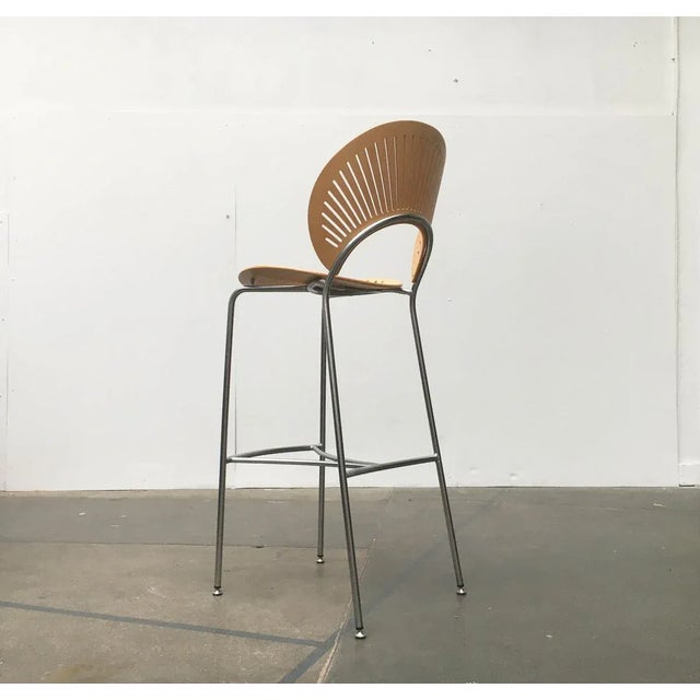 Danish Trinidad Barstools and Table by Nanna Ditzel for Fredericia, 1990s, Set of 4 For Sale - Image 13 of 18