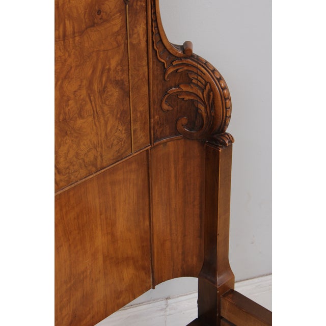 Pair of Batesville Vintage Burl Wood Single Beds For Sale - Image 14 of 15