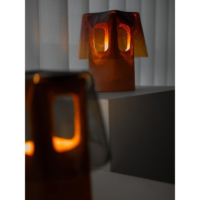 Contemporary Mesia Ceramic Table Lamp by Luis Gimeno For Sale - Image 3 of 16
