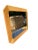 1980s 1980s Karl Springer Style Modern Faux Bamboo and Brass Hanging Wall Mirror For Sale - Image 5 of 8