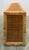Late 20th Century Vintage Coastal Woven and Rattan Wrapped Cabinet With Wood Trim For Sale - Image 5 of 8