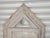 Vintage Reclaim Painted Wood Mirror With Shelf For Sale - Image 4 of 11